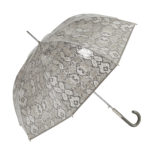 paraguas transparente Ezpeleta estampado piton gris